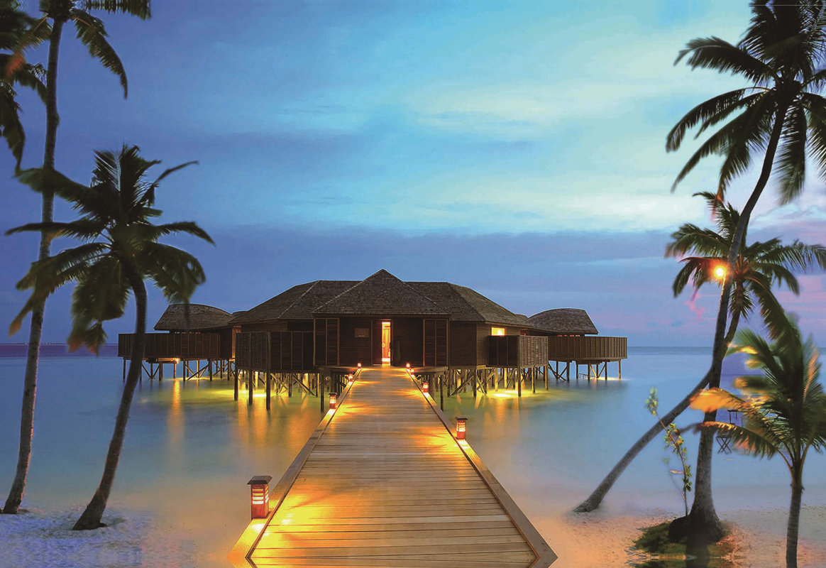 Northlight LED Lighted Tropical Paradise Island Beach Scene